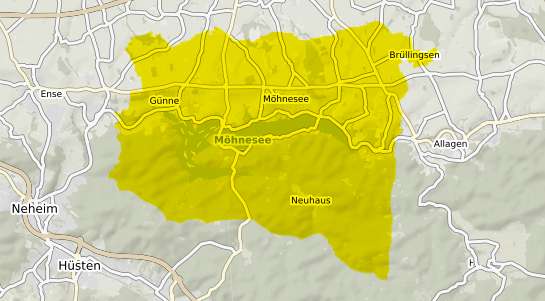 Immobilienpreisekarte Möhnesee (Gemeinde)