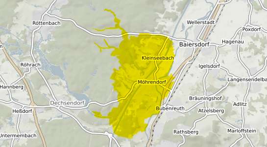 Immobilienpreisekarte Möhrendorf
