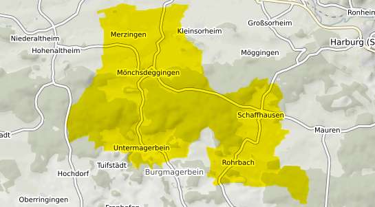 Immobilienpreisekarte Mönchsdeggingen