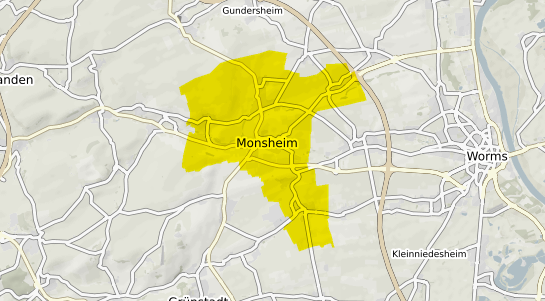 Immobilienpreisekarte Monsheim Rheinhessen