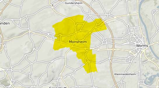 Immobilienpreisekarte Monsheim Rheinhessen