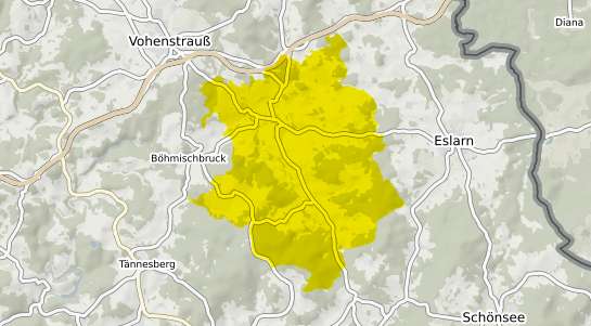 Immobilienpreisekarte Moosbach b. Vohenstrauss