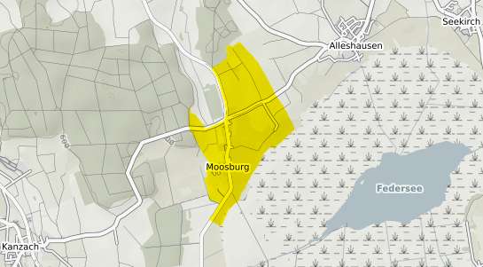 Immobilienpreisekarte Moosburg b. Bad Buchau