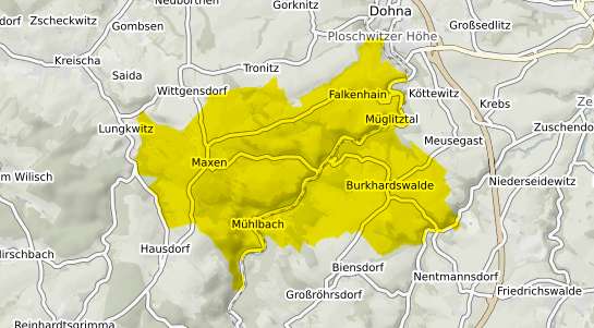 Immobilienpreisekarte Müglitztal