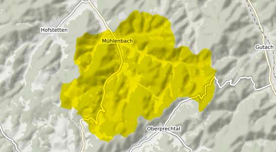 Immobilienpreisekarte Muehlenbach Baden