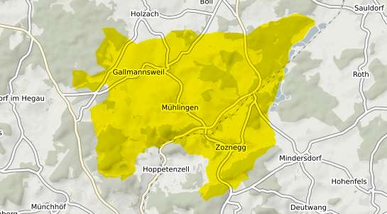 Immobilienpreisekarte Mühlingen Baden