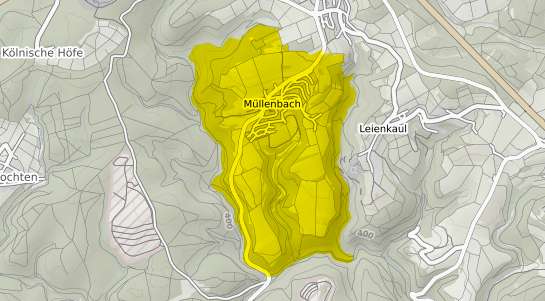 Immobilienpreisekarte Muellenbach b. Adenau