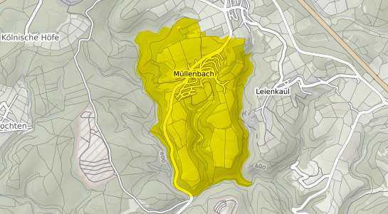 Immobilienpreisekarte Muellenbach b. Mayen