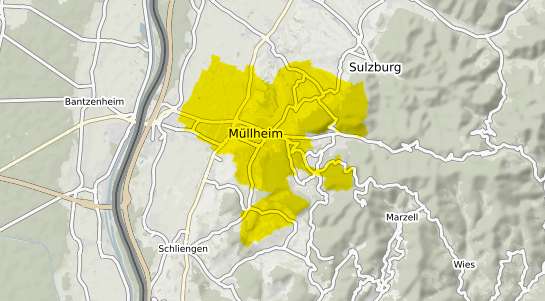 Immobilienpreisekarte Müllheim (Baden) Baden