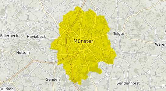 Immobilienpreisekarte Münster Westfalen
