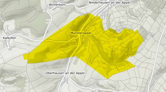 Immobilienpreisekarte Muensterappel
