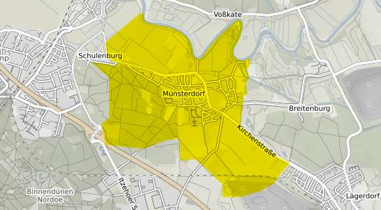 Immobilienpreisekarte Muensterdorf