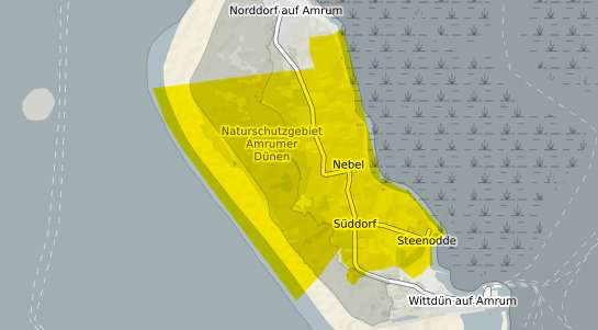 Immobilienpreisekarte Nebel auf Amrum