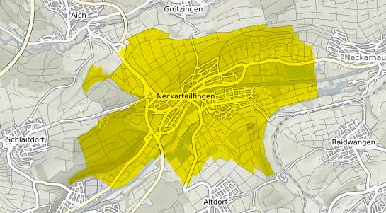 Immobilienpreisekarte Neckartailfingen