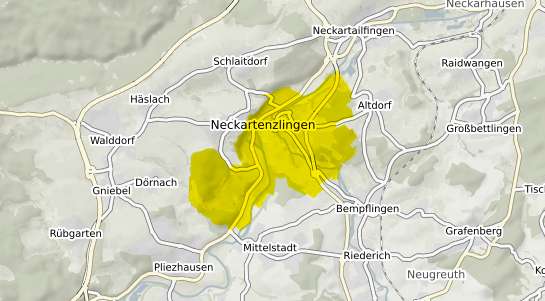 Immobilienpreisekarte Neckartenzlingen