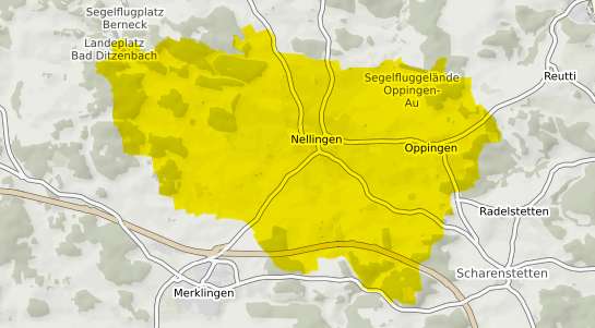 Immobilienpreisekarte Nellingen Alb