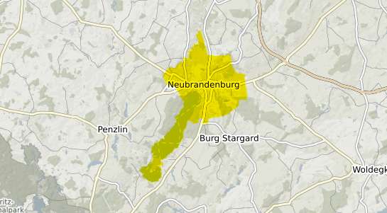 Immobilienpreisekarte Neubrandenburg Mecklenburg