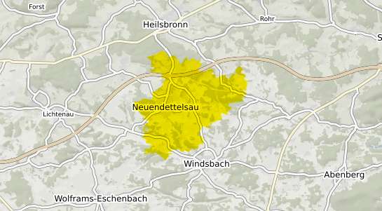 Immobilienpreisekarte Neuendettelsau