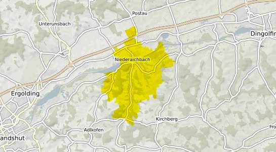 Immobilienpreisekarte Niederaichbach