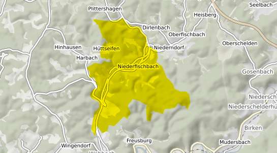 Immobilienpreisekarte Niederfischbach