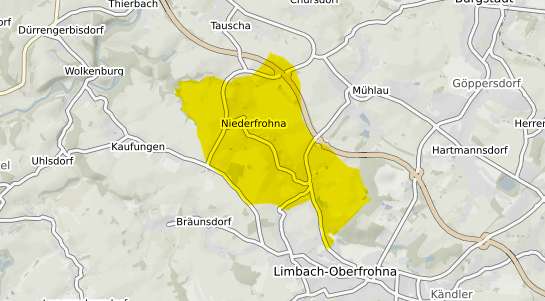 Immobilienpreisekarte Niederfrohna