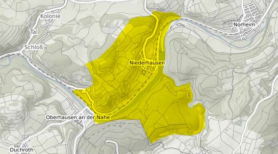 Immobilienpreisekarte Niederhausen Nahe