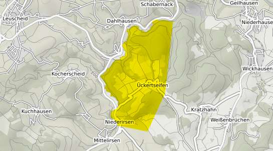 Immobilienpreisekarte Niederirsen b. Windeck, Sieg