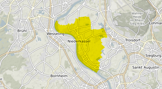 Immobilienpreisekarte Niederkassel Rhein