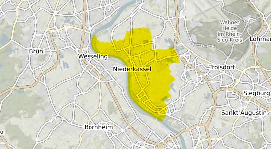 Immobilienpreisekarte Niederkassel Rhein