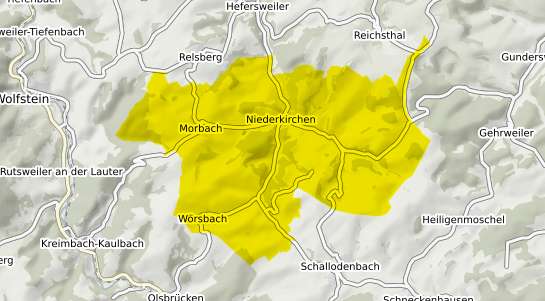 Immobilienpreisekarte Niederkirchen b. Deidesheim