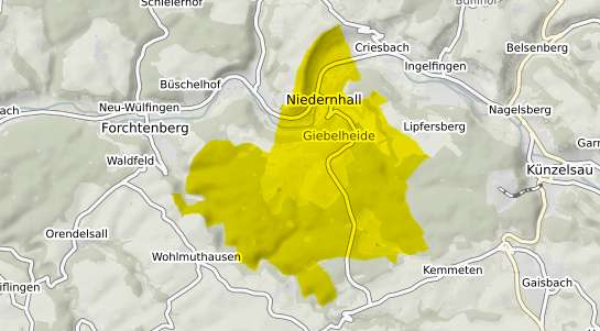 Immobilienpreisekarte Niedernhall