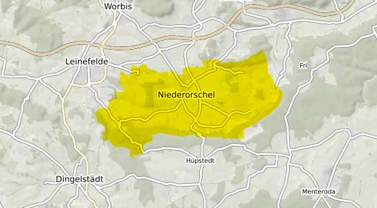 Immobilienpreisekarte Niederorschel