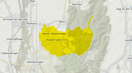 Immobilienpreisekarte Niederrieden