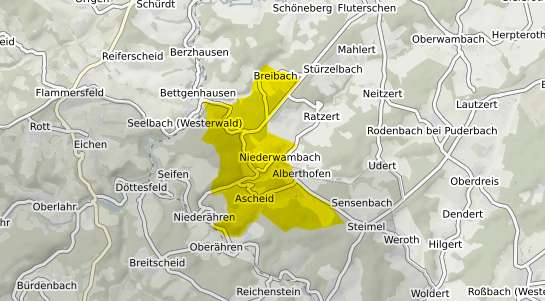 Immobilienpreisekarte Niederwambach