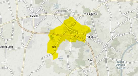 Immobilienpreisekarte Nordhastedt