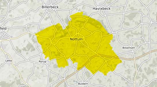 Immobilienpreisekarte Nottuln