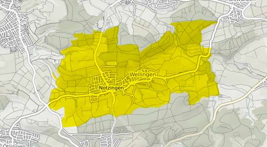 Immobilienpreisekarte Notzingen