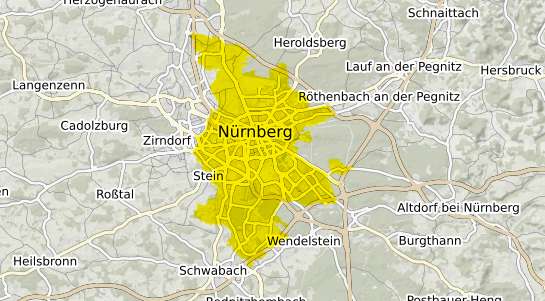 Immobilienpreisekarte Nürnberg Mittelfranken