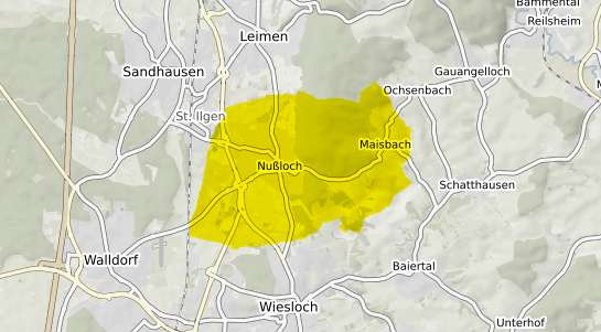 Immobilienpreisekarte Nußloch