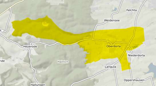 Immobilienpreisekarte Oberdorla