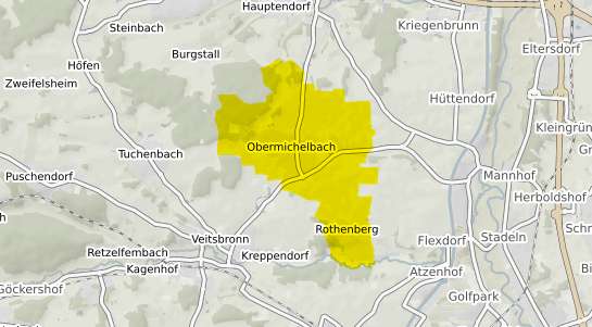 Immobilienpreisekarte Obermichelbach b. Fuerth, Bayern