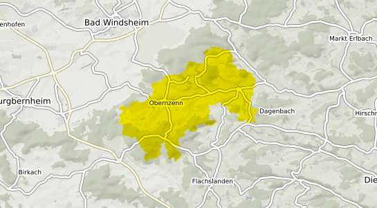 Immobilienpreisekarte Obernzenn