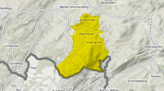 Immobilienpreisekarte Oberreute Allgaeu