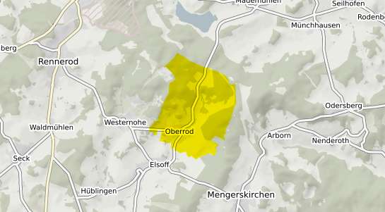 Immobilienpreisekarte Oberrod Westerwald