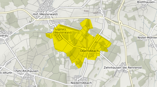 Immobilienpreisekarte Oberrossbach Westerwald