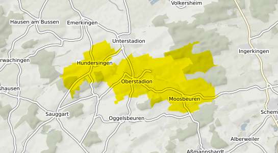Immobilienpreisekarte Oberstadion