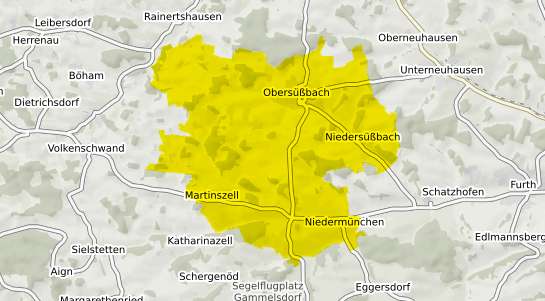 Immobilienpreisekarte Obers&uuml;&szlig;bach