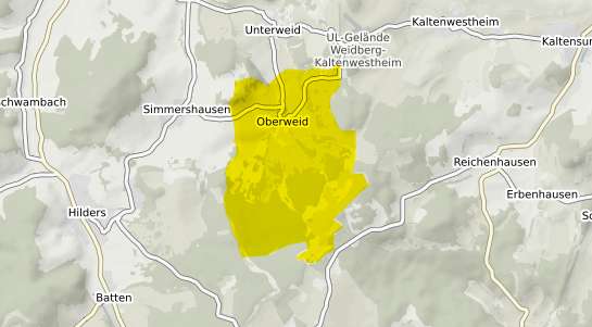 Immobilienpreisekarte Oberweid