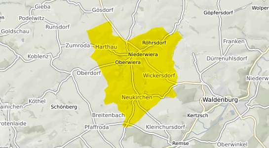 Immobilienpreisekarte Oberwiera