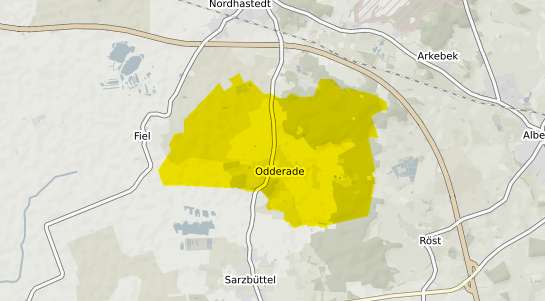 Immobilienpreisekarte Odderade